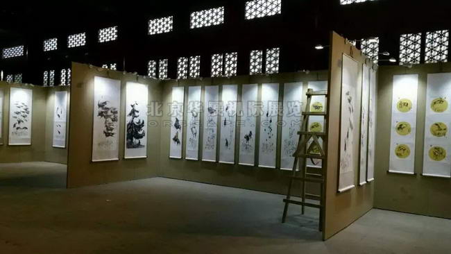 北京挂画展板搭建租赁